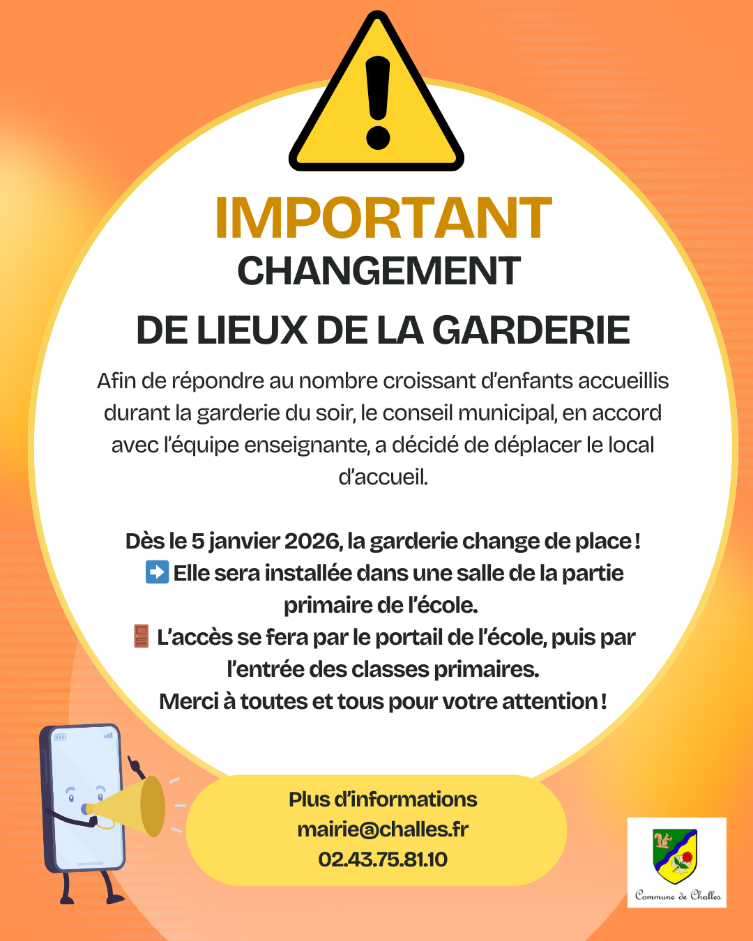 Yellow White Illustrative Gradient Important Announcement Instagram Post
