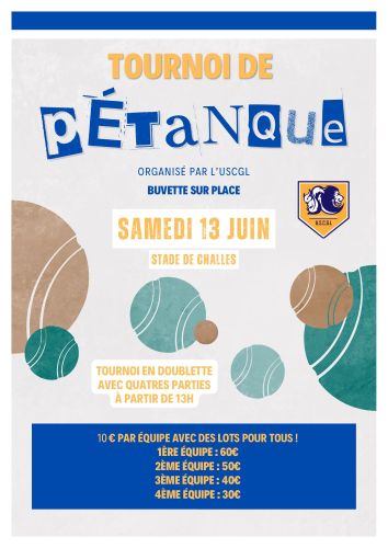 Tournoi de pétanque 